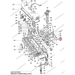 ECROU PIPES ADMISSION / ECHAPPEMENT