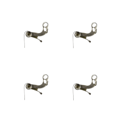 Jeu de 4 Vis Platinées - Réf : WOA1687 - Jeep Willys / Ford GPW - 3