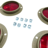 Kit catadioptre rond rouge - Tiger ey - Ref.WOA1306EX4 -5
