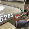 Windshield pivot thumbscrew - Ref.WOA2214