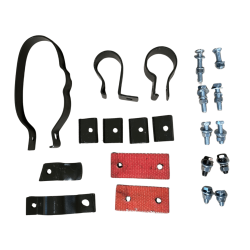 Kit fixation echappement ovale - Ref.WOA8401