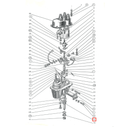 24v Ignition flange gasket - Ref.ABG63989 - 2