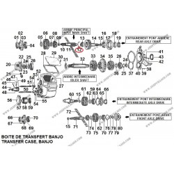 BT BANJO REAR EXIT RING