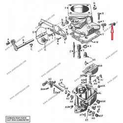 CAST IRON CARBURETTOR WEALTH SCREW