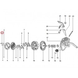 FUEL PUMP SCREW 6 VALVES - LONG