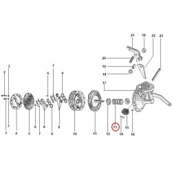 SPRING DIAPHRAGM FUEL PUMP 6 VALVES