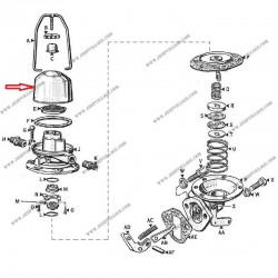 FUEL PUMP UPPER BOWL