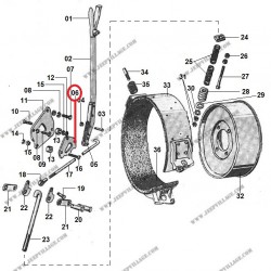 HAND BRAKE LEVER SECTOR