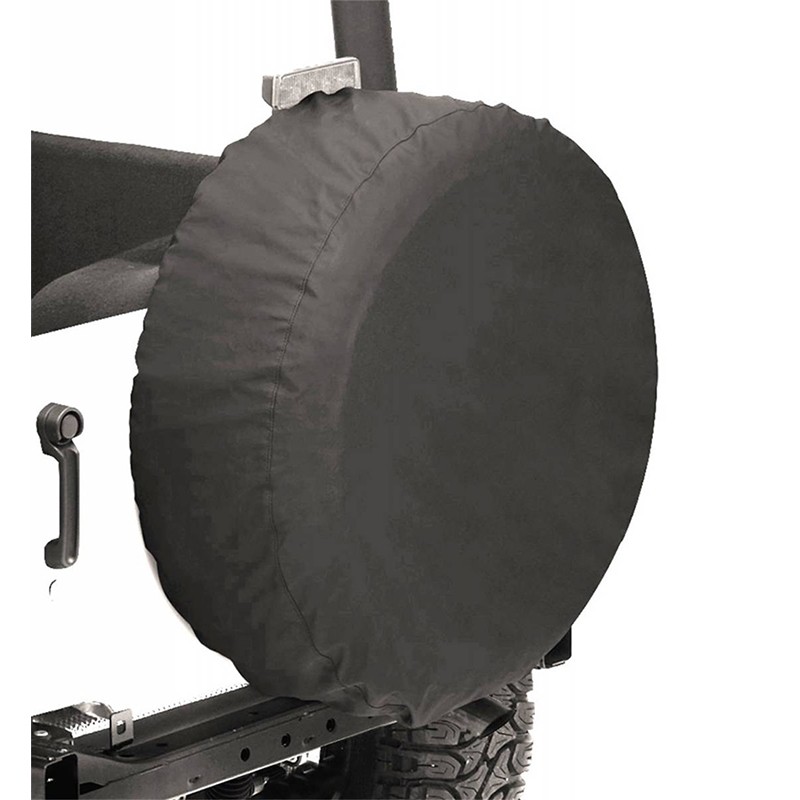 Housse De Protection Pour Roue De Secours Noire - Taille 16 Pouces, Pour Voiture, SUV, Camping-car