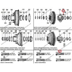 STUD FRONT LEFT HUB BANJO