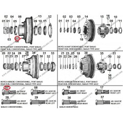 RIGHT FRONT HUB STUD BANJO