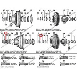 BANJO REAR HUB ADJUSTMENT NUT