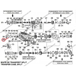 BT SPLIT INTERMEDIATE SHAFT COVER GASKET