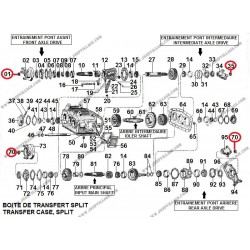 BT SPLIT SHAFT CASTEN NUT