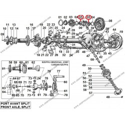 PLANETAIRE DIFFERENTIEL AVANT STANDARD SPLIT