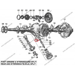 BEARING PINION ATTACHMENT SPLIT