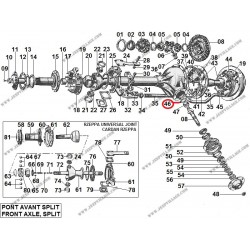 BEARING RETAINER SPLIT ATTACHMENT GEAR