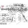 SPLIT FRONT WHEEL SHAFT PAPER GASKET