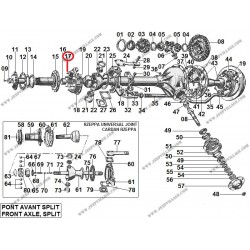 SPLIT FRONT WHEEL SHAFT STUD