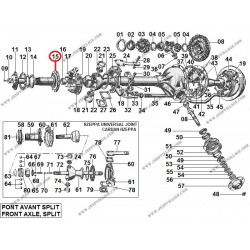 SPLIT FRONT AXLE KNUCKLE