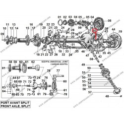 SPLIT FRONT RIGHT WHEEL SHAFT