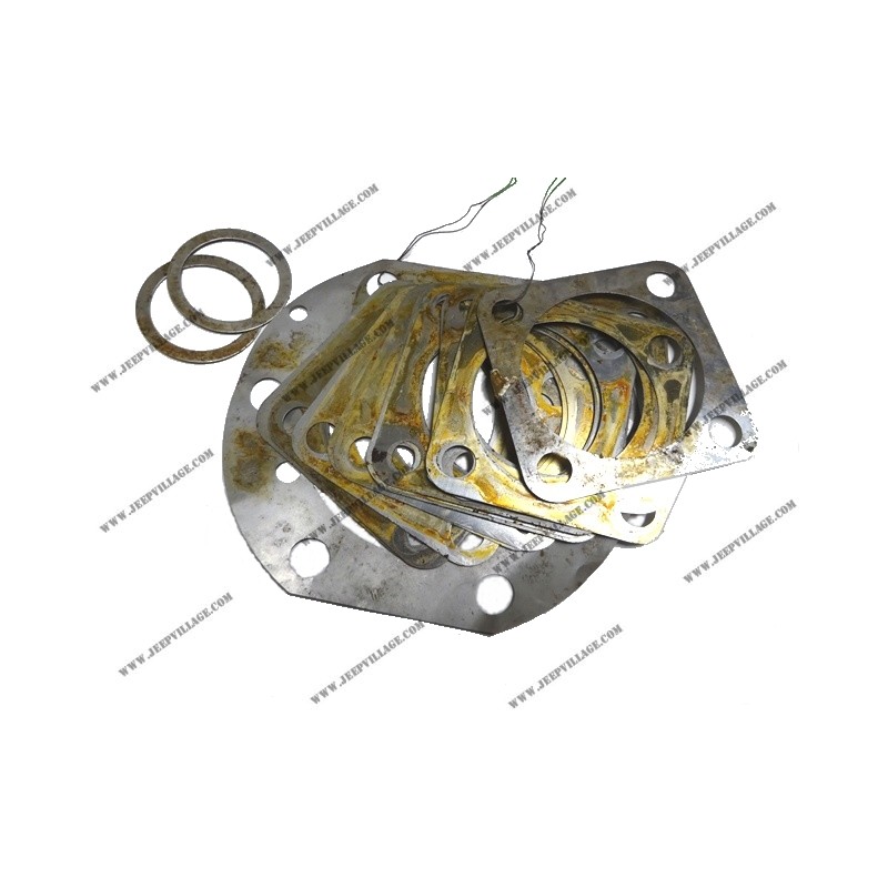 SET OF SPLIT FRONT AXLE PIVOT ADJUSTMENT SHIMS