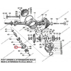 BANJO BRIDGE ENTRY GASKET RETAINER