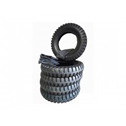 Pneus Military 600X16 + Chambres A Air (Lot De 5) - Mrf – Réf. WOA7791K – Jeep Willys / Ford GPW