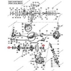 NUT DIFFERENTIAL AXLE