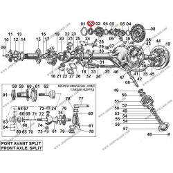 CONE BEARING DIFFERENTIAL SPLIT