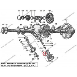 SPLIT TAPERED TORQUE BEARING CUP