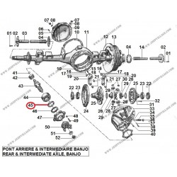 SPI SEAL DIFFERENTIAL COVER BANJO