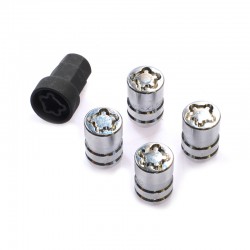 Anti-theft nuts M14x1.5 - Chrome