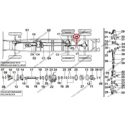 ARBRE TRANSMISSION INTER-ESSIEUX AR. SPLIT