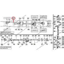 ARBRE TRANSMISSION CCKW 352 & 353