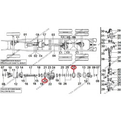 INTERMEDIATE BEARING FLANGE GASKET