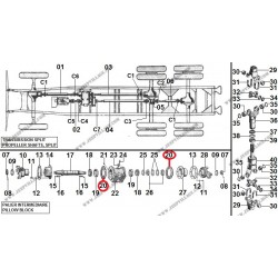 INTERMEDIATE BEARING FLANGE GASKET