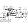 DOUBLE PTO SLIDE SUPPORT SHAFT