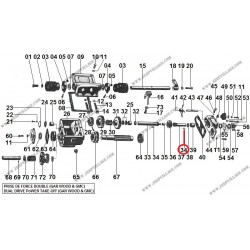 DUAL PTO SHAFT KEY