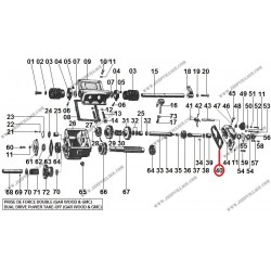 GASKET DOUBLE PTO CRANKCASE