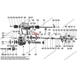 HIGH SPEED SPROCKET DOUBLE PTO