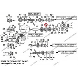 INTERMEDIATE SHAFT GEAR BT BANJO