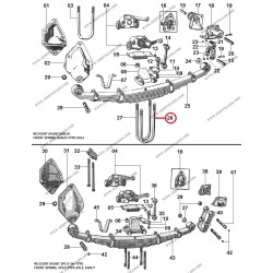 U BRACKET SPRING FRONT RIGHT BANJO