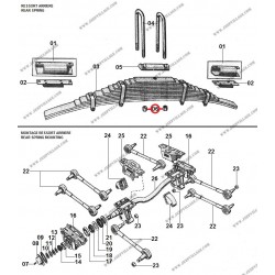 REAR SPRING FLANGE NUT