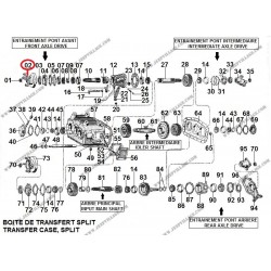 CLEVIS EXIT TO FRONT AXLE SPLIT