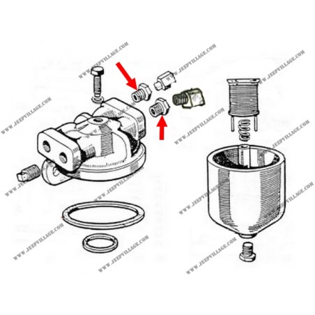 Fuel Filter Reducer Fitting