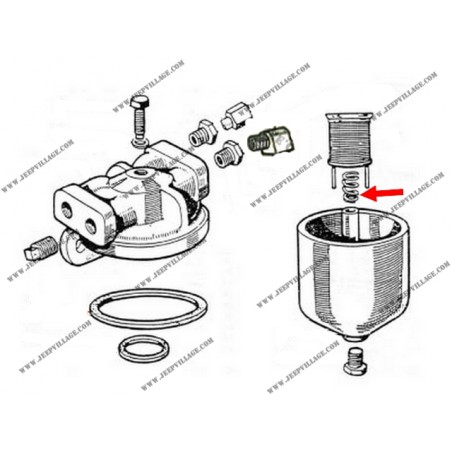 FUEL FILTER SPRING