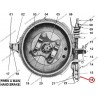 HAND BRAKE AXLE THREADED ROD WITH EYE