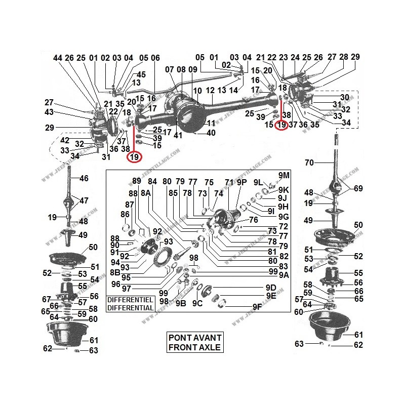 FRONT AXLE CRANKCASE INNER SEAL