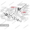 NUT DIFFERENTIAL ADJUSTMENT SINGLE BRIDGE